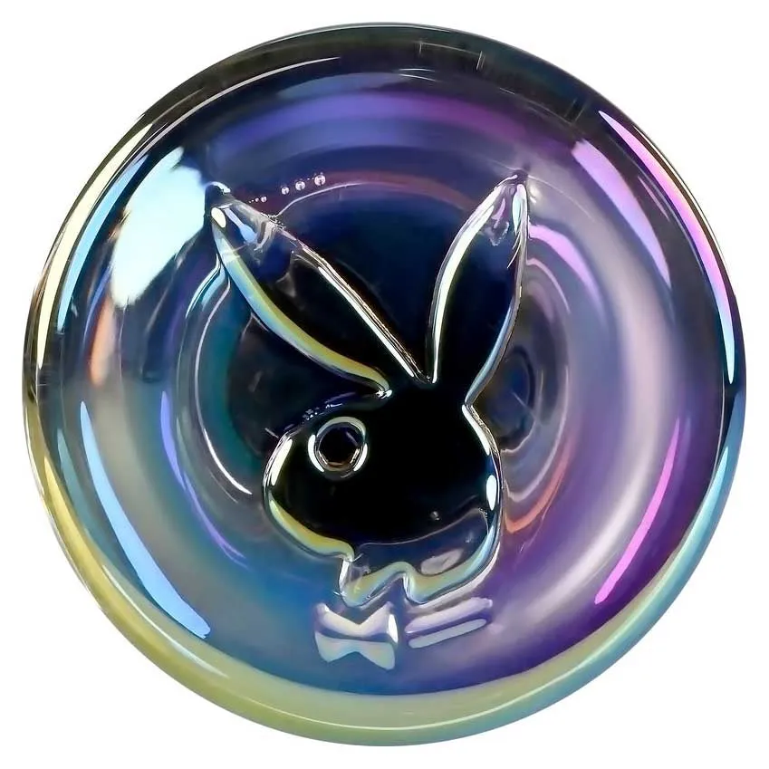 Playboy Jewels Iridescent Glass Wand Dildo