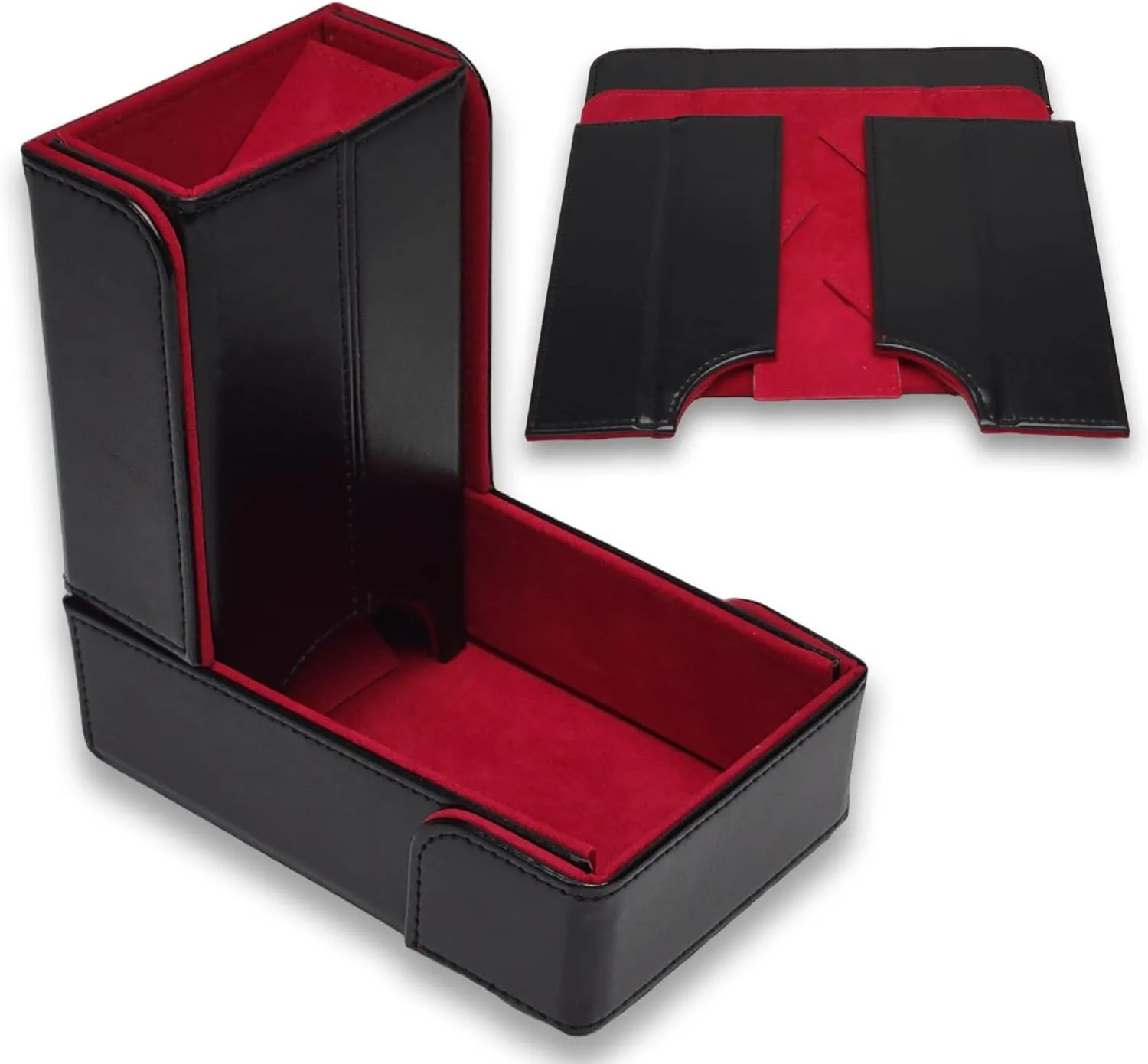 Players and Dungeon Masters - Easily Store and Transport - Red Forged Dice Co. The Keep Compact Foldable Dice Tower with Dice Tray - Strong Magnetic Fittings - predator supremely harmonious instability amazingly Snap-Free Design - Ideal for RPG 