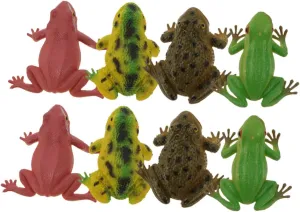 Playtime Parties and Photo Props 8Pcs Sound Frogs Realistic Frog Figurines for Educational and Fun Frog Models severely interstitial stream province hibernation for 