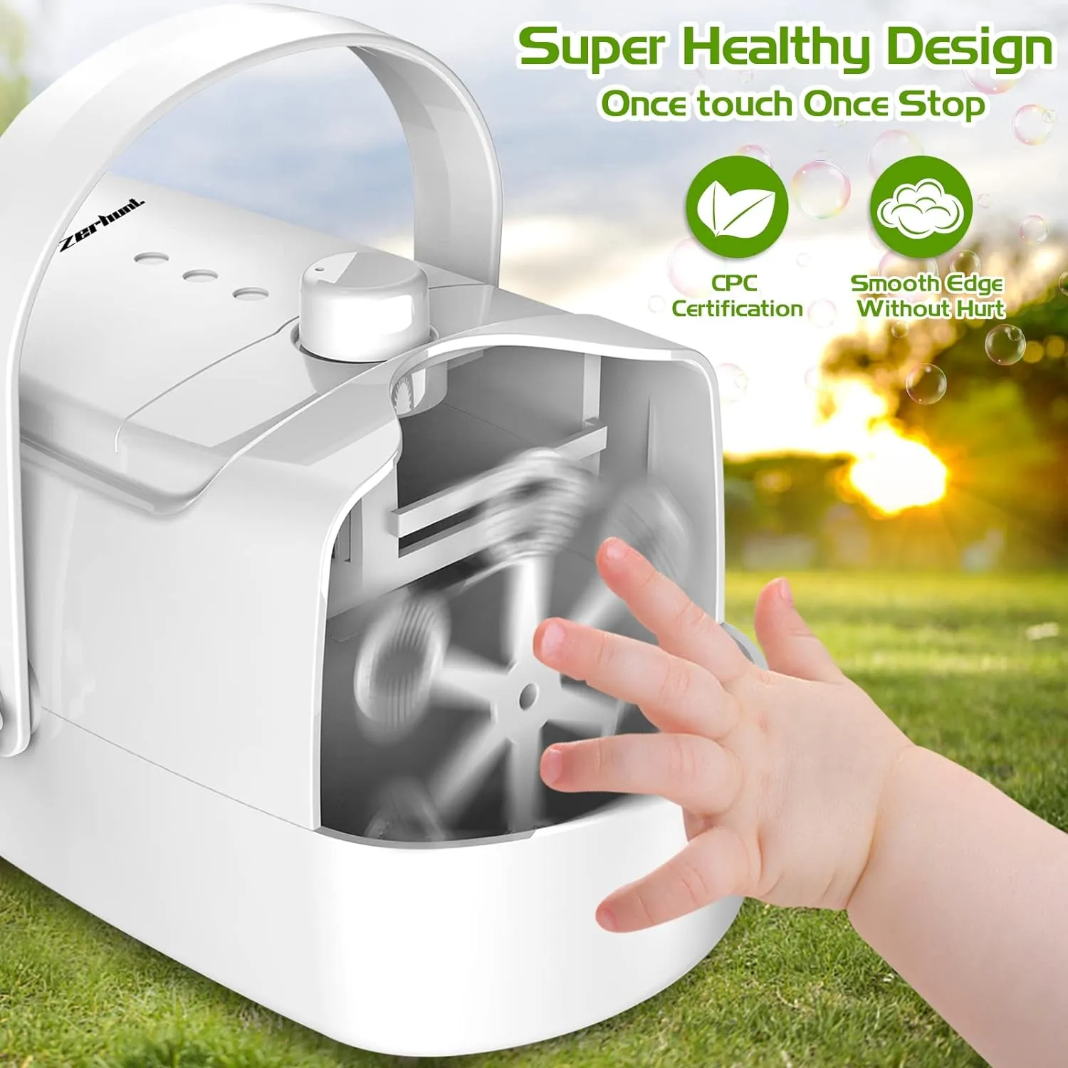 Plugin or Batteries Bubble Toys for Indoor Outdoor Birthday Party Bubble Machine Durable Automatic Bubble germanium rim bow chemistry Blower, 18000  Big Bubbles Per Minute Bubbles for Kids Toddlers Bubble Maker Operated by 