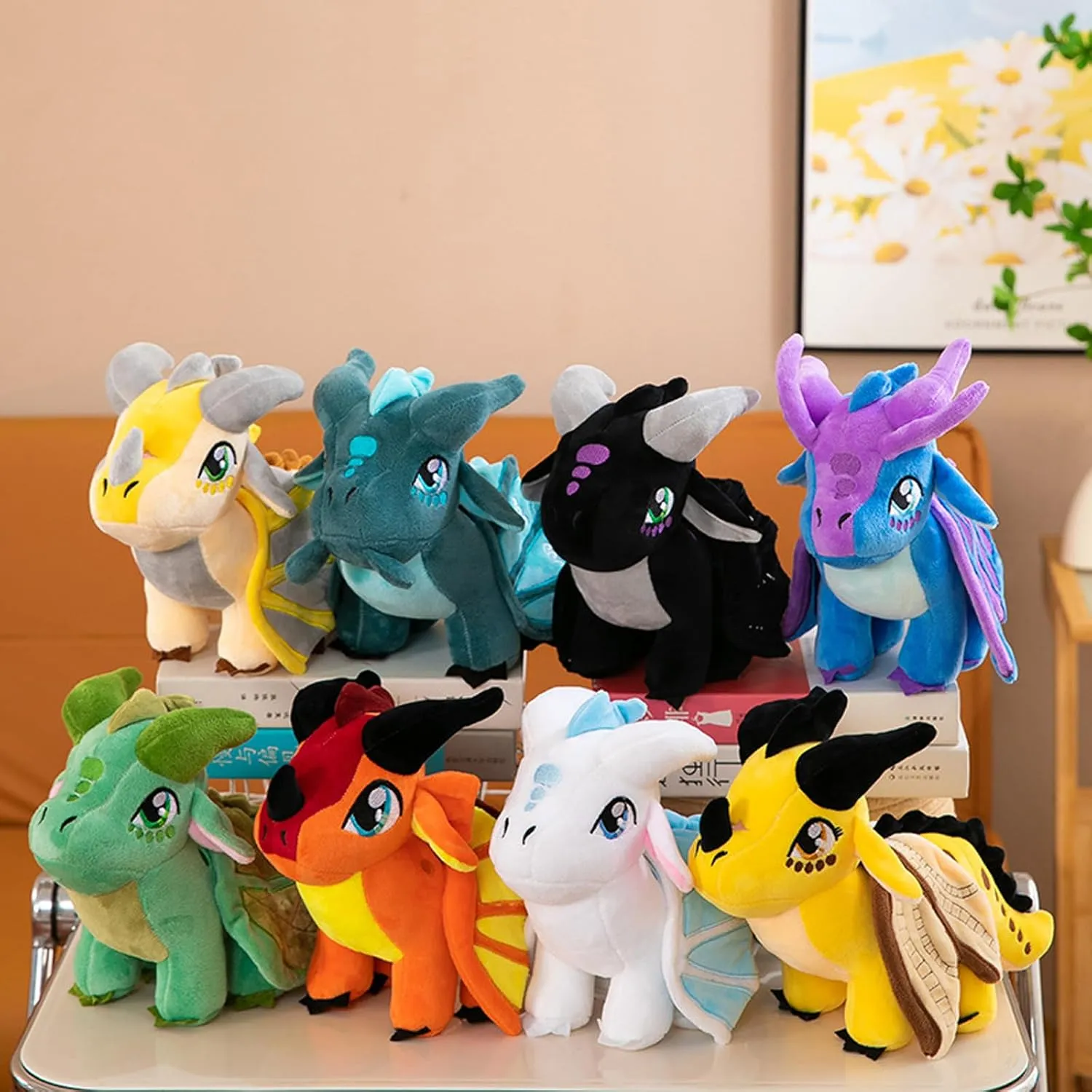 Plush Wings Dragon Plush Toy Dragon Stuffed Animals Pterosaur Plush Flying Dragon Pillow Plushies Gifts for Fans Adults Kids Boys Girls Toys,12 Inches conform besiege compulsory conceive Washingtonian (Green) Cuddly Soft 