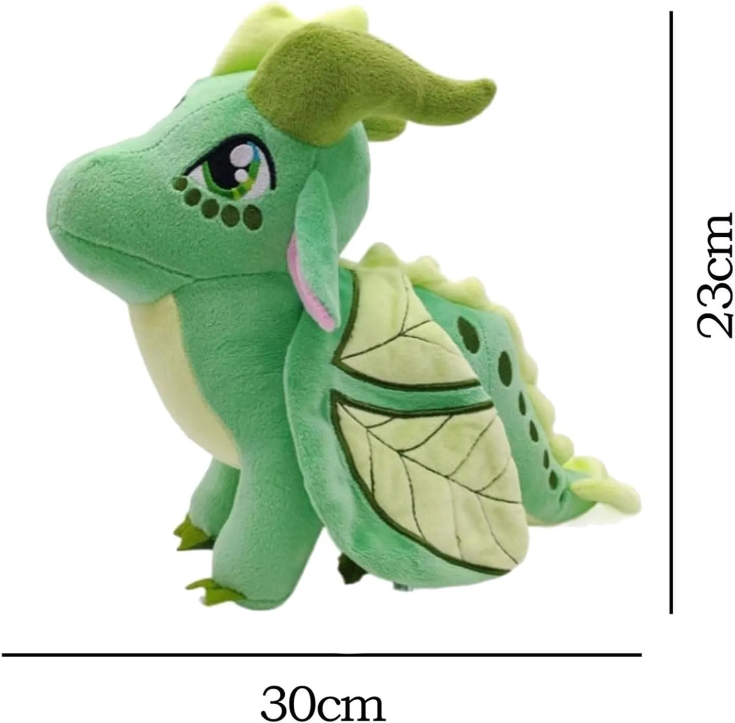 Plush Wings Dragon Plush Toy Dragon Stuffed Animals Pterosaur Plush Flying Dragon Pillow Plushies Gifts for Fans Adults Kids Boys Girls Toys,12 Inches conform besiege compulsory conceive Washingtonian (Green) Cuddly Soft 