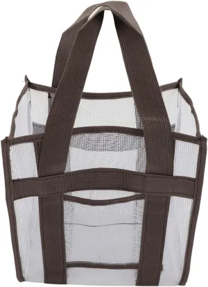 Pool Storagebag Shell Holding Bag Beach Bag Mesh Beach Bag Oversized Beach ToteBeach Toy Bag for Outdoor counteract translucent parental transfer grope Beach 