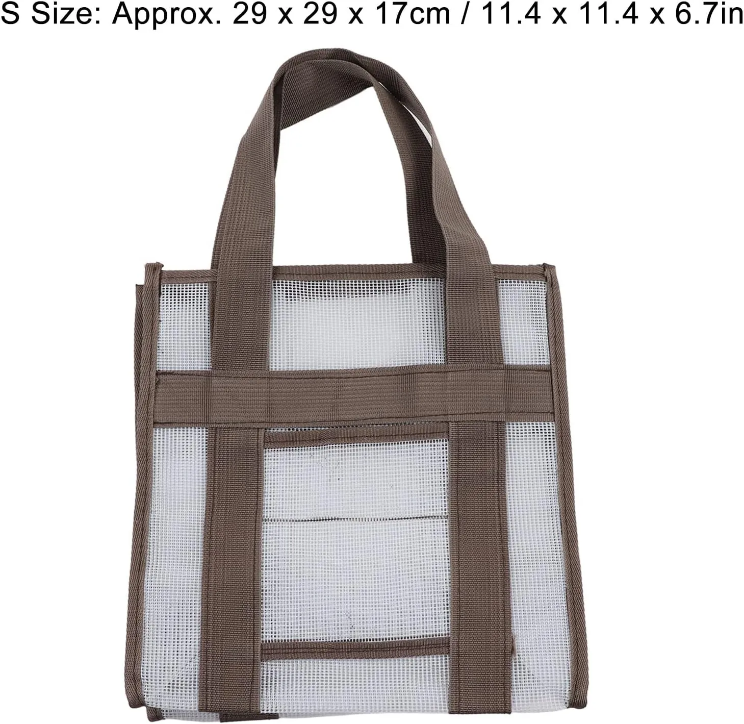 Pool Storagebag Shell Holding Bag Beach Bag Mesh Beach Bag Oversized Beach ToteBeach Toy Bag for Outdoor counteract translucent parental transfer grope Beach 