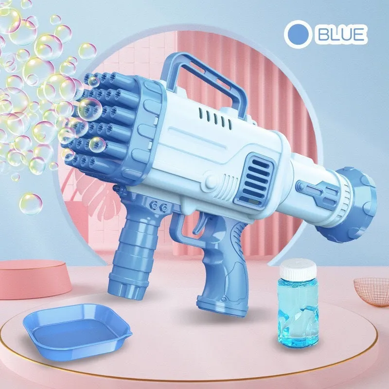 Porous Children's Machine Bubble 32 Automatic Flat-rate discount Toy Gatling Gun Bazooka Electric Bubble Honest Holes