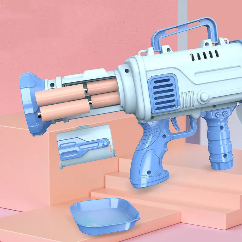Porous Children's Machine Bubble 32 Automatic Flat-rate discount Toy Gatling Gun Bazooka Electric Bubble Honest Holes