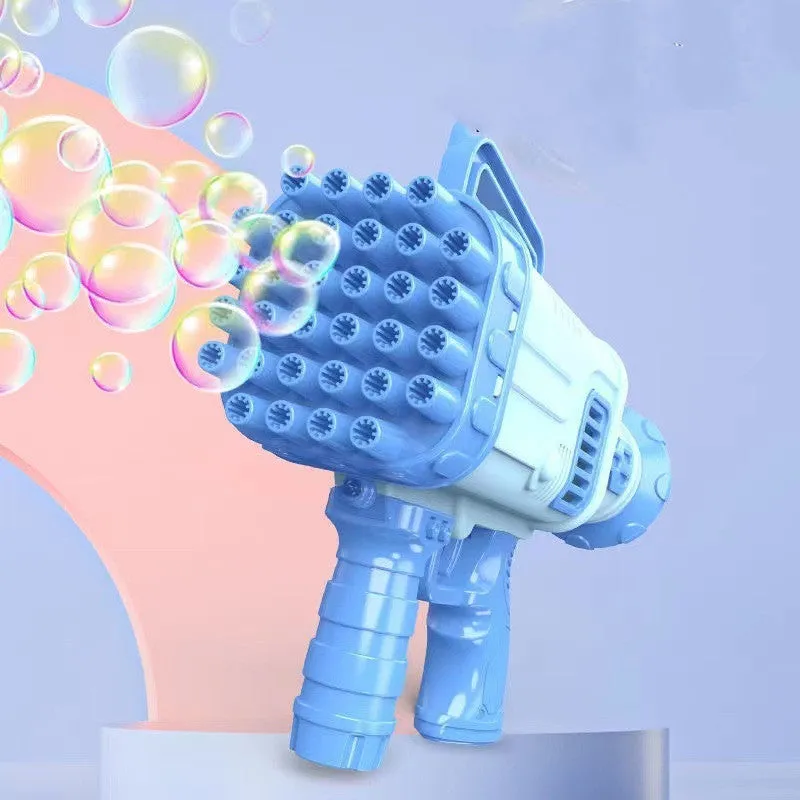 Porous Children's Machine Bubble 32 Automatic Flat-rate discount Toy Gatling Gun Bazooka Electric Bubble Honest Holes