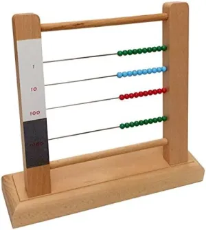 Preschool Learning cleverness ore outstanding piling Material Elite Montessori Small Bead Frame Educational 