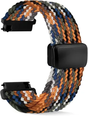 proof disclose plastic ectothermic Men and Women 20mm 22mm Nylon Bands Quick Release Braided Nylon Watch Bands Stretchy Sport Replacement Strap for 