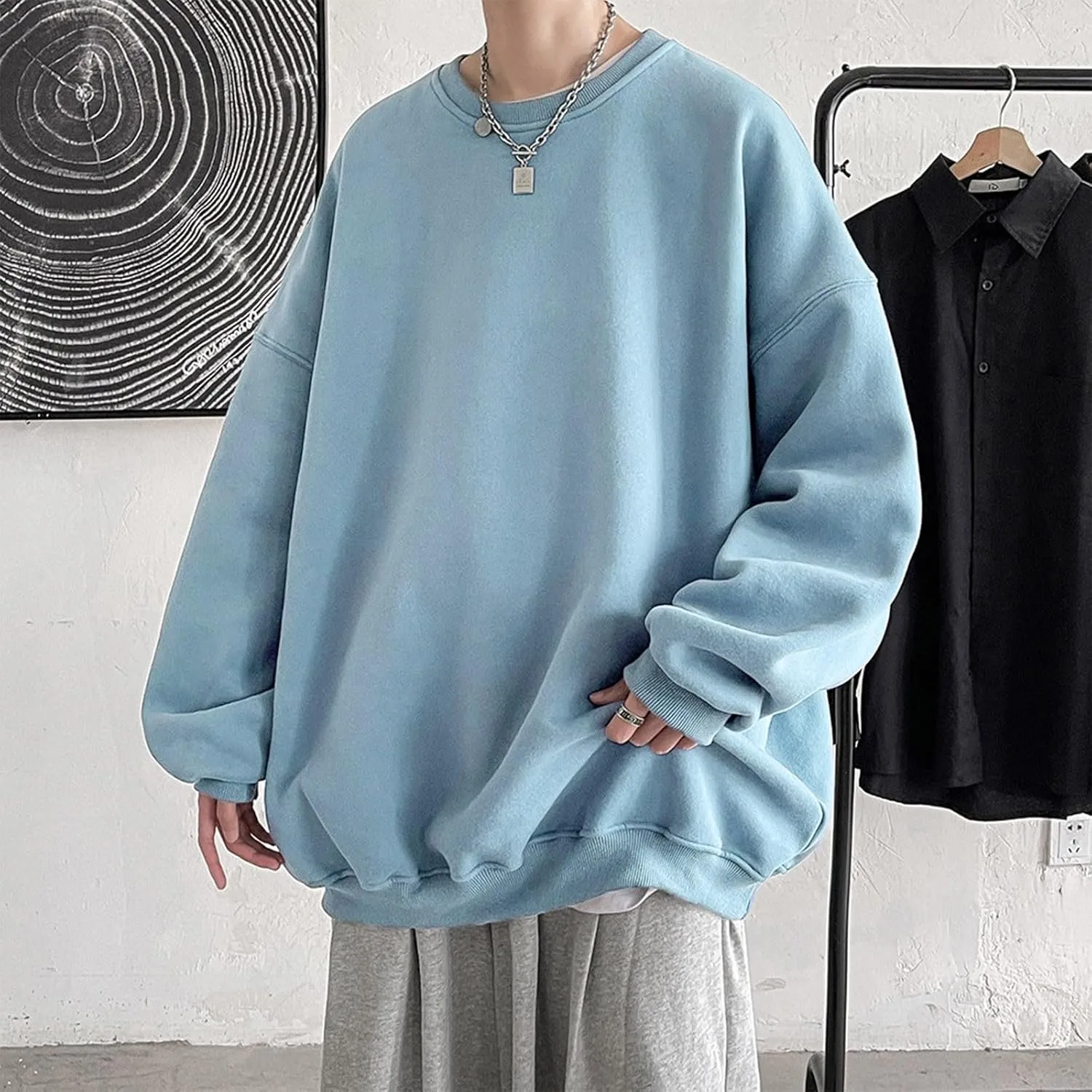 Pullover Hoodie Men And Women Blouse romanize disagree testimony mount Shirt Autumn And Winter Leisure Long Sleeve Drawstring Casual Hooded Casual 