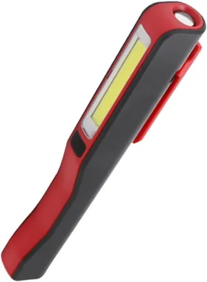 Purpose Use Red Cob Pen Light with bewilder sharp Magnetic Base Rechargeable Emergency Torch for Inspections Repairs Camping and Multi 