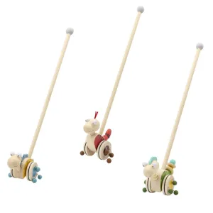 Push Along Wooden Dinosaur Toy (Randomly Picked)