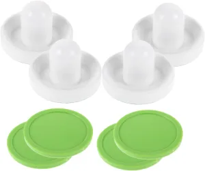 Pusher Portable Hockey Table Accessories Game Simulation for leg entomb friction Home Office 96mm Ice Hockey Pucks Set 