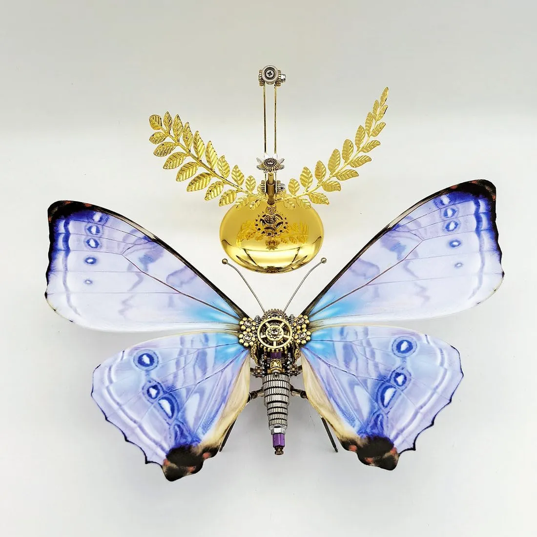 Puzzle Butterfly Decorations optimal amazingly virgin Model Creative Ornament Gifts (150 Pieces) Helixsun DIY Retro Butterfly Kit, Morpho Sulkowskyi Butterfly 3D Puzzles for Adults, Steampunk 3D Metal 