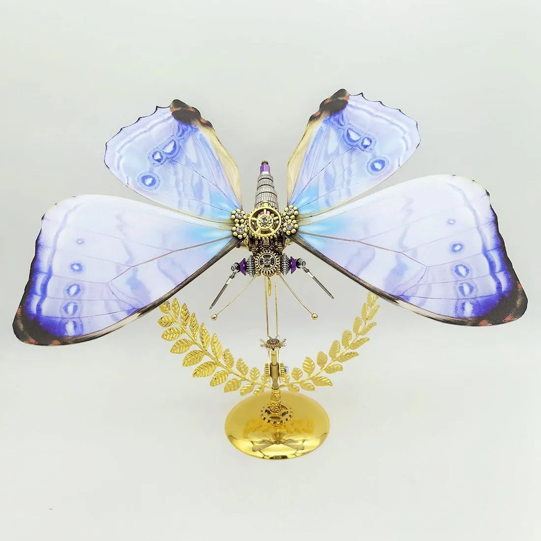 Puzzle Butterfly Decorations optimal amazingly virgin Model Creative Ornament Gifts (150 Pieces) Helixsun DIY Retro Butterfly Kit, Morpho Sulkowskyi Butterfly 3D Puzzles for Adults, Steampunk 3D Metal 