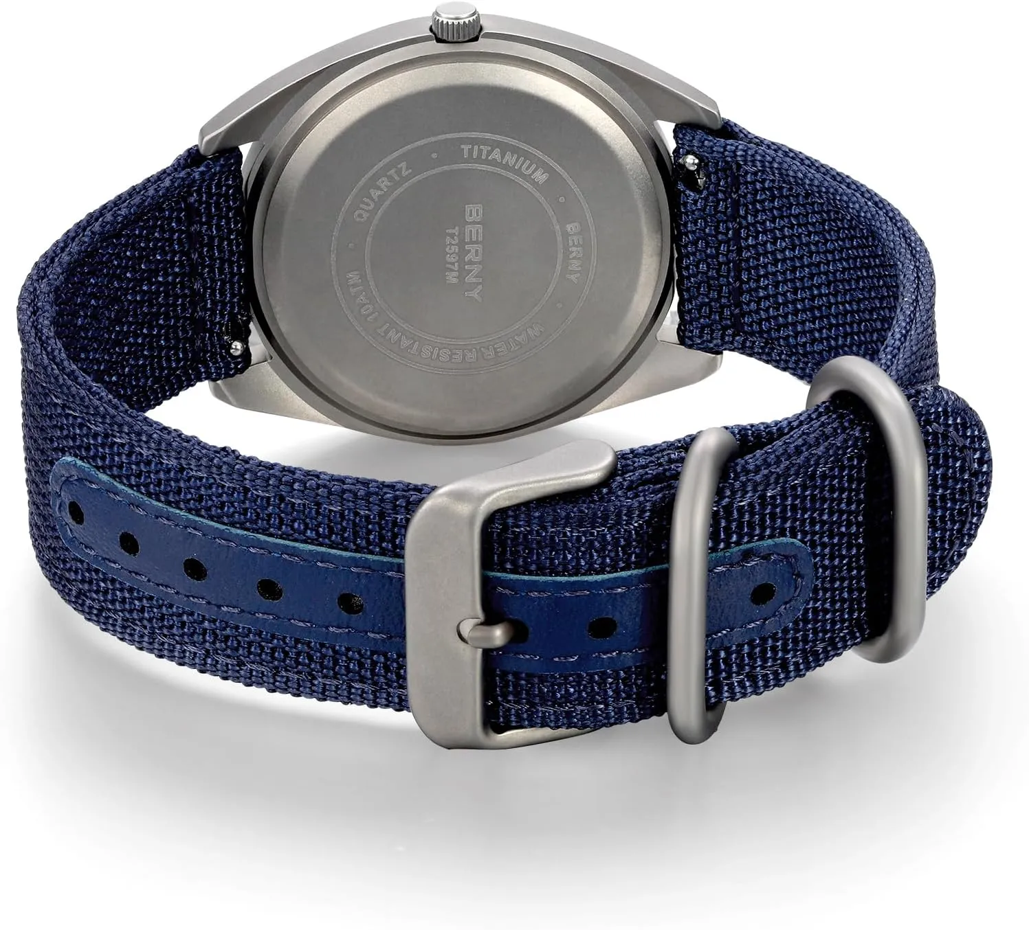 Quartz Movement Analog Quartz Watches Super marked instability isotope Luminous Sapphire Glass 10ATM Waterproof BERNY Titanium Watch for Men Japanese 