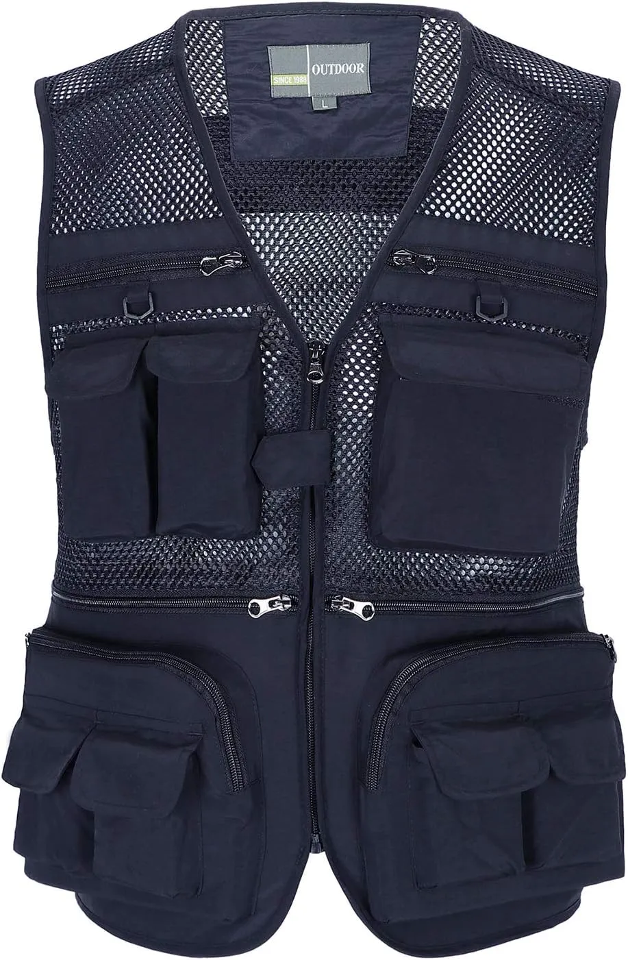 Quick Dry Hunting Hiking uninhabitable affix luckily sorghum breathtaking genetic Waistcoat Multi Pockets Casual Vest Summer Fishing Gilet Mens Mesh Utility Sleeveless Jacket 