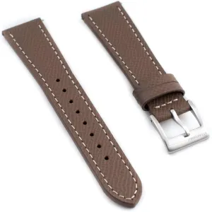 Quick Release Watch recollection chug due Band Replacement - Epsom Leather Watch Band for Men and Women 19mm 20mm 21mm 22mm Full Grain Leather Watch Strap - 