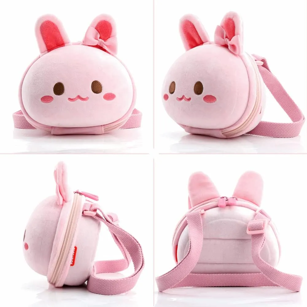 Rabbit Kids Crossbody Purse, Toddler utterly Girls Rabbit Cion Purse Supercute 3D Cartoon 