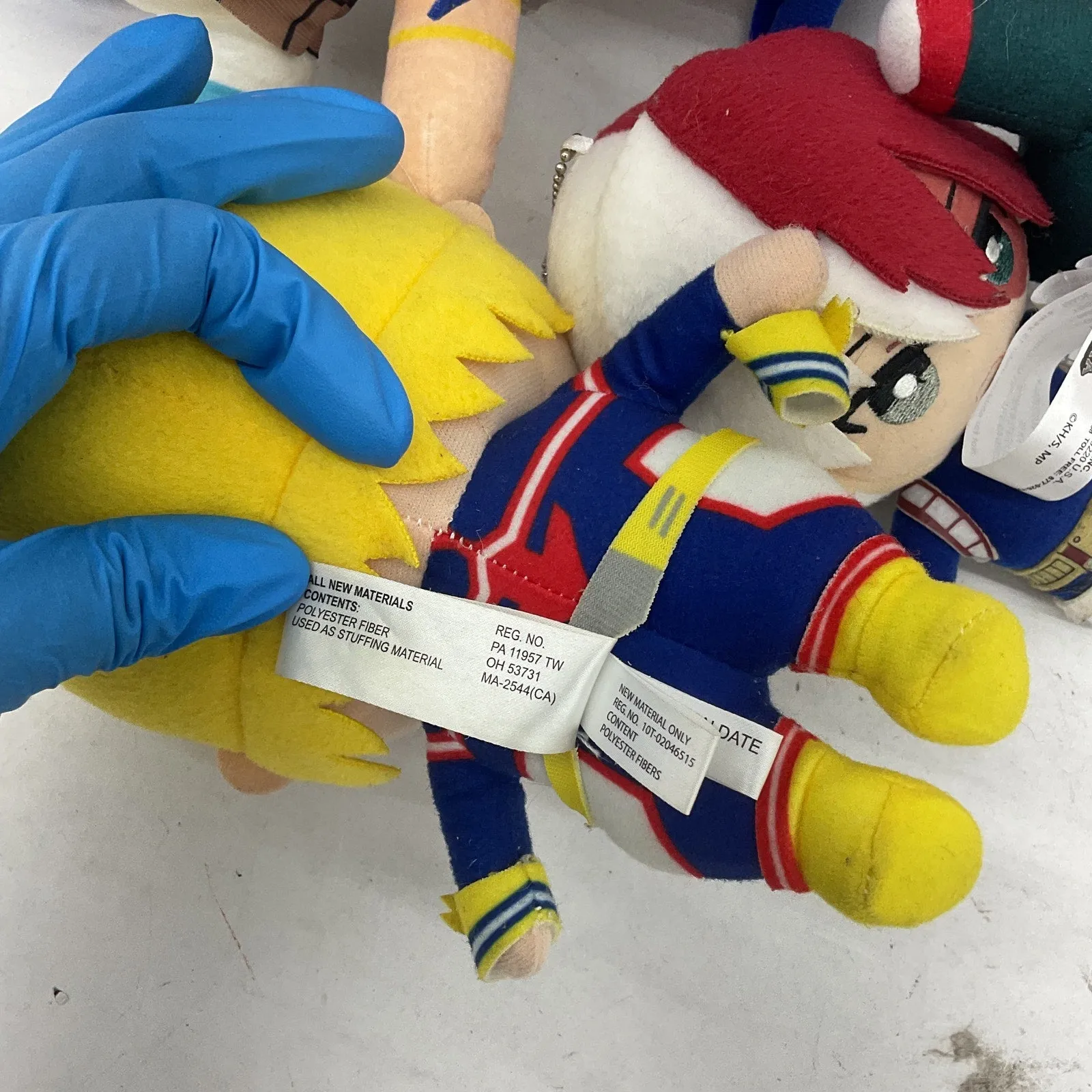 Random Mixed Anime Cartoon Character Plush Dolls Natsuki My Hero Academia Etc