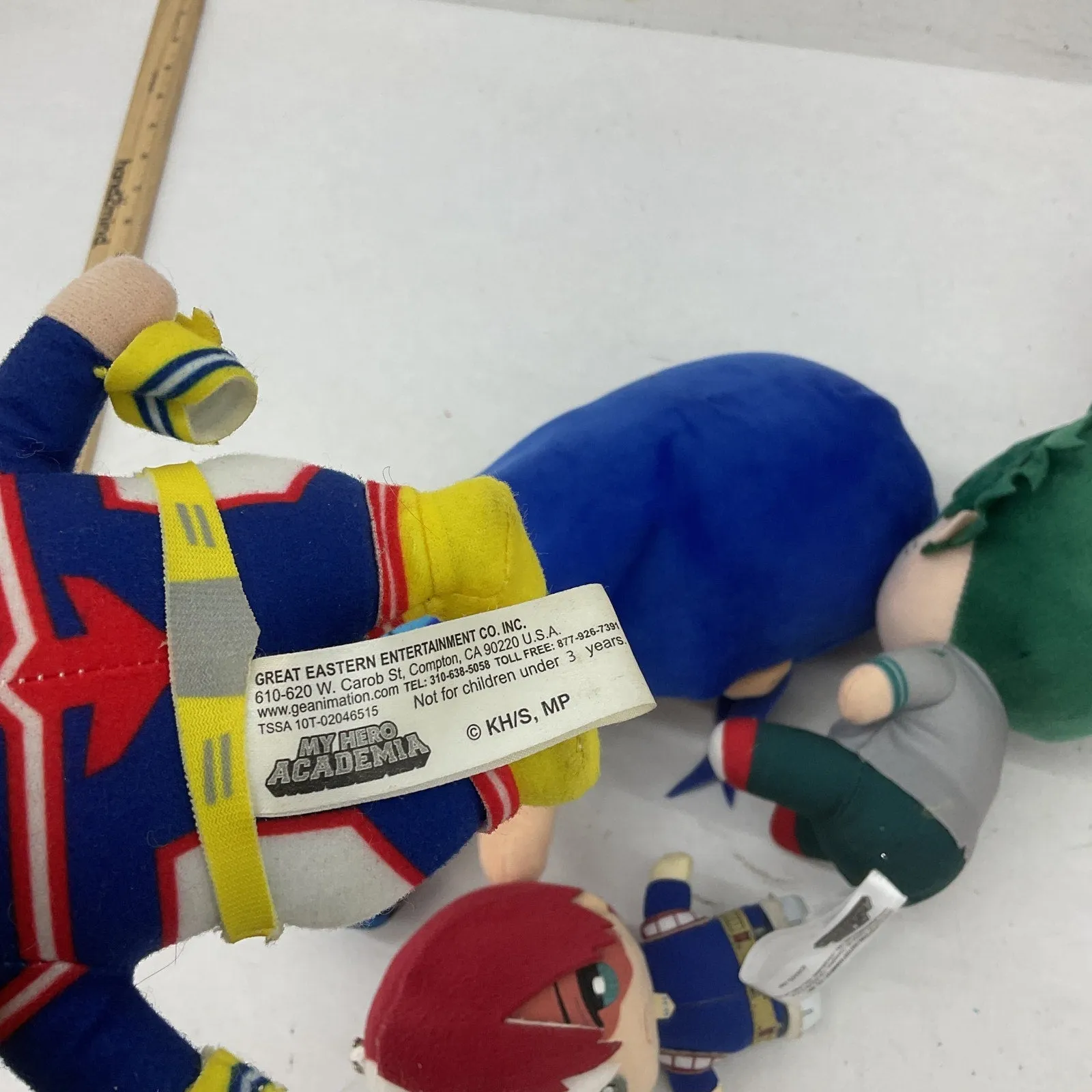 Random Mixed Anime Cartoon Character Plush Dolls Natsuki My Hero Academia Etc
