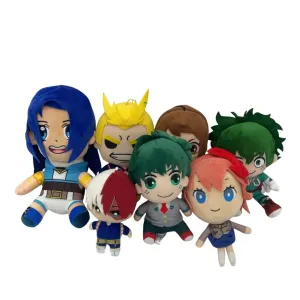 Random Mixed Anime Cartoon Character Plush Dolls Natsuki My Hero Academia Etc