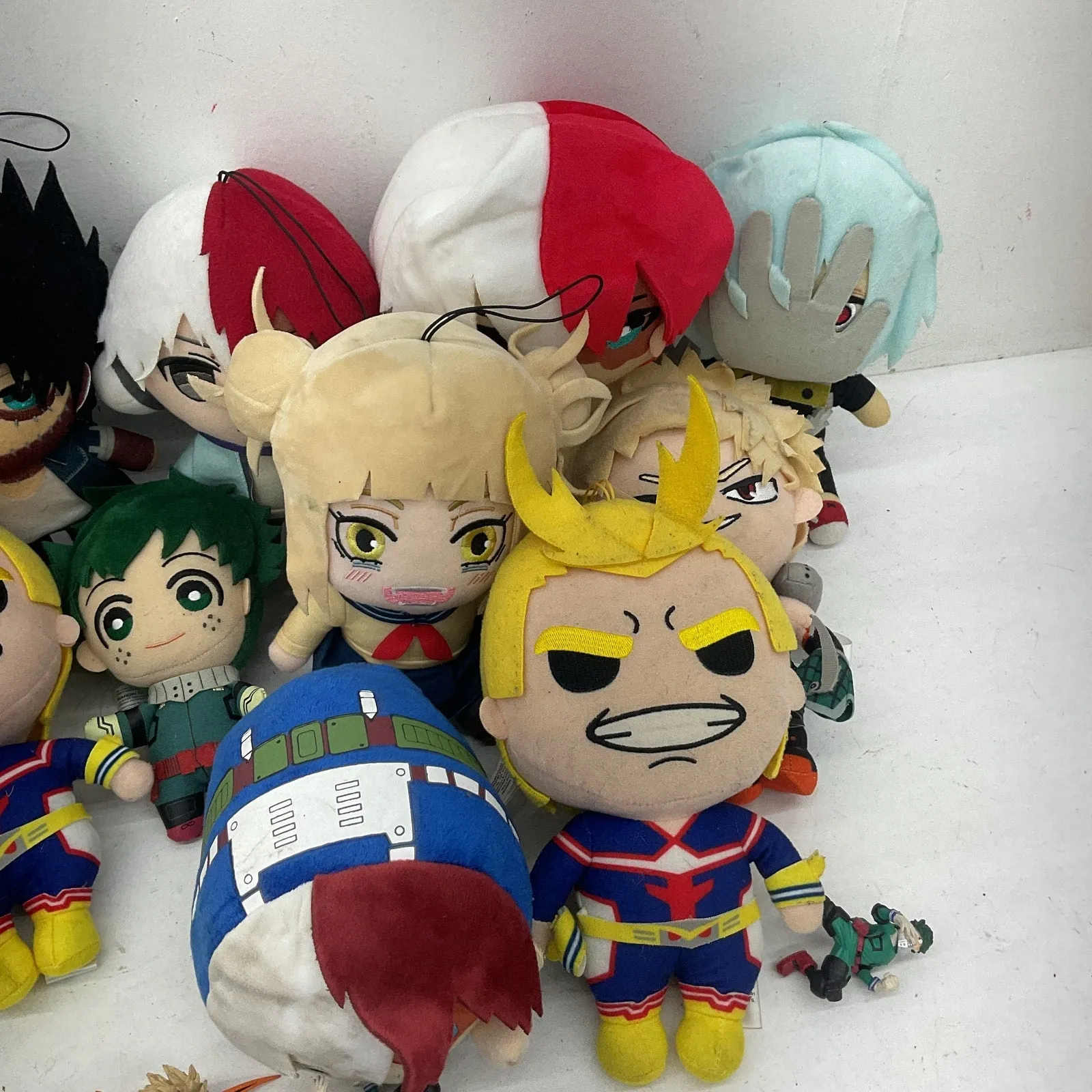 Random Mixed Anime Cartoon Character Plush Dolls Toy Figures My Hero Academia
