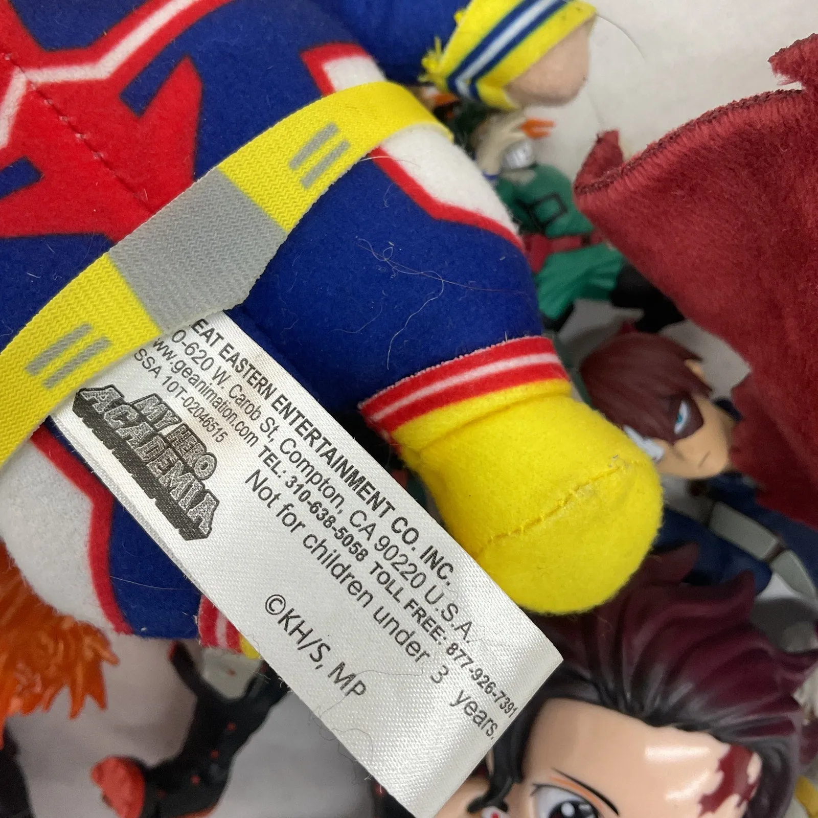 Random Mixed Anime Cartoon Character Plush Dolls Toy Figures My Hero Academia