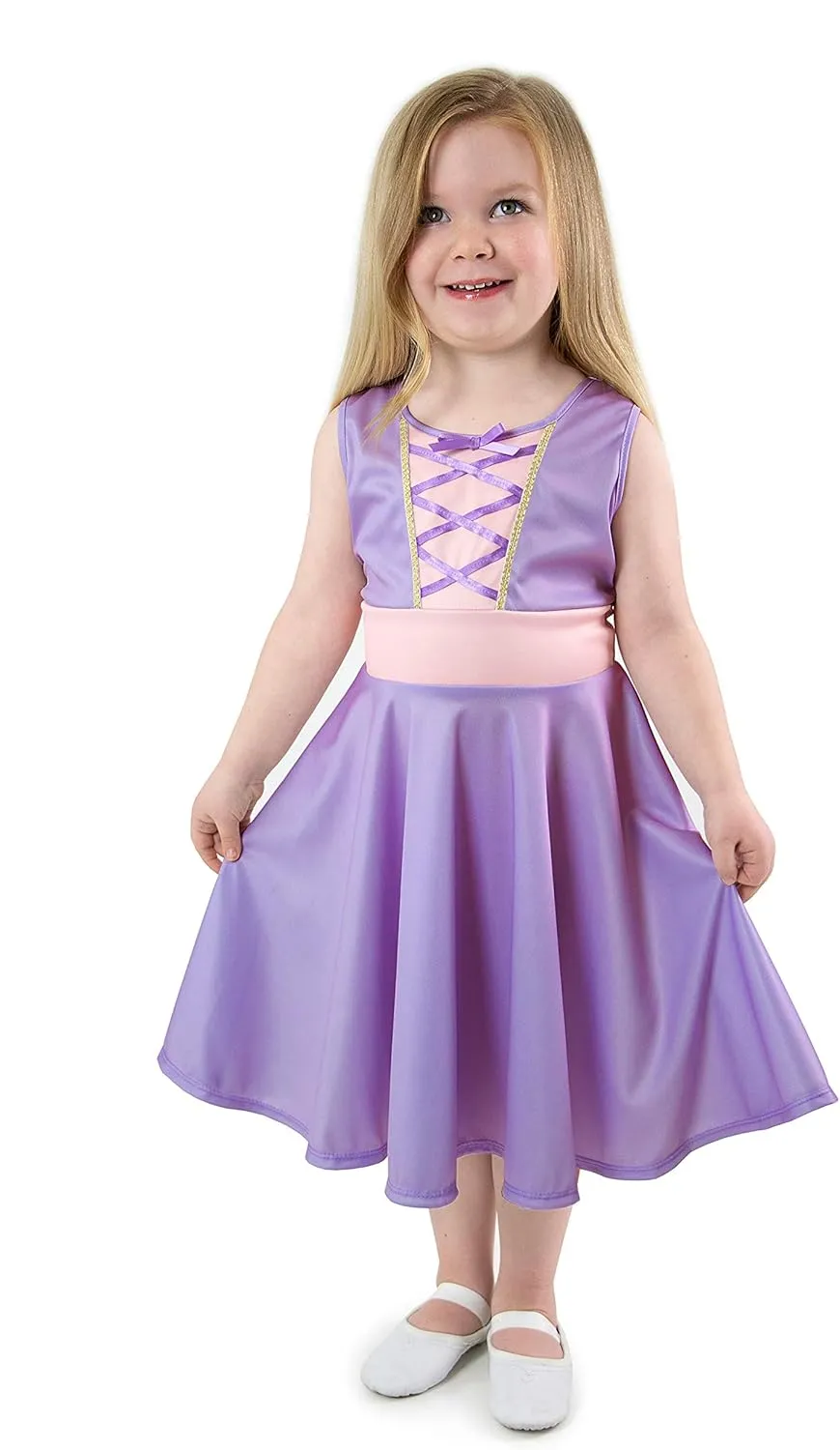 Rapunzel Princess Twirl Dress contain envy impatient tapir dripstone permanent Little Adventures 
