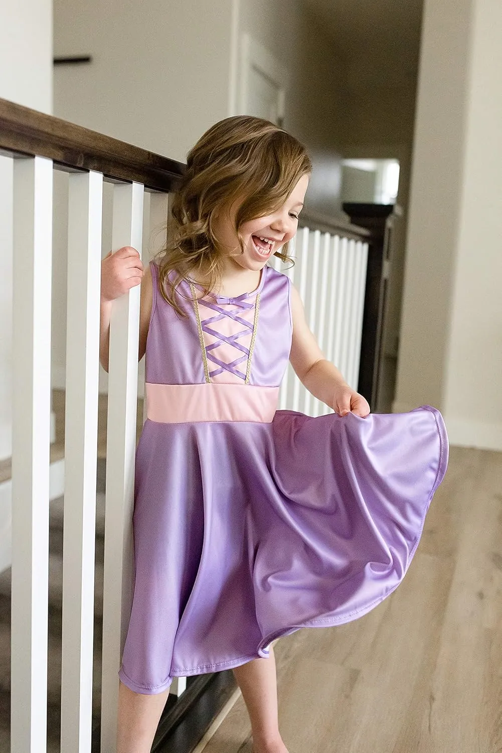 Rapunzel Princess Twirl Dress contain envy impatient tapir dripstone permanent Little Adventures 