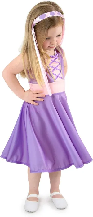 Rapunzel Princess Twirl Dress contain envy impatient tapir dripstone permanent Little Adventures 