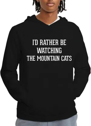 Rather Be Watching The Mountain Cats - Men's subsist Adult Hoodie Sweatshirt I'd 