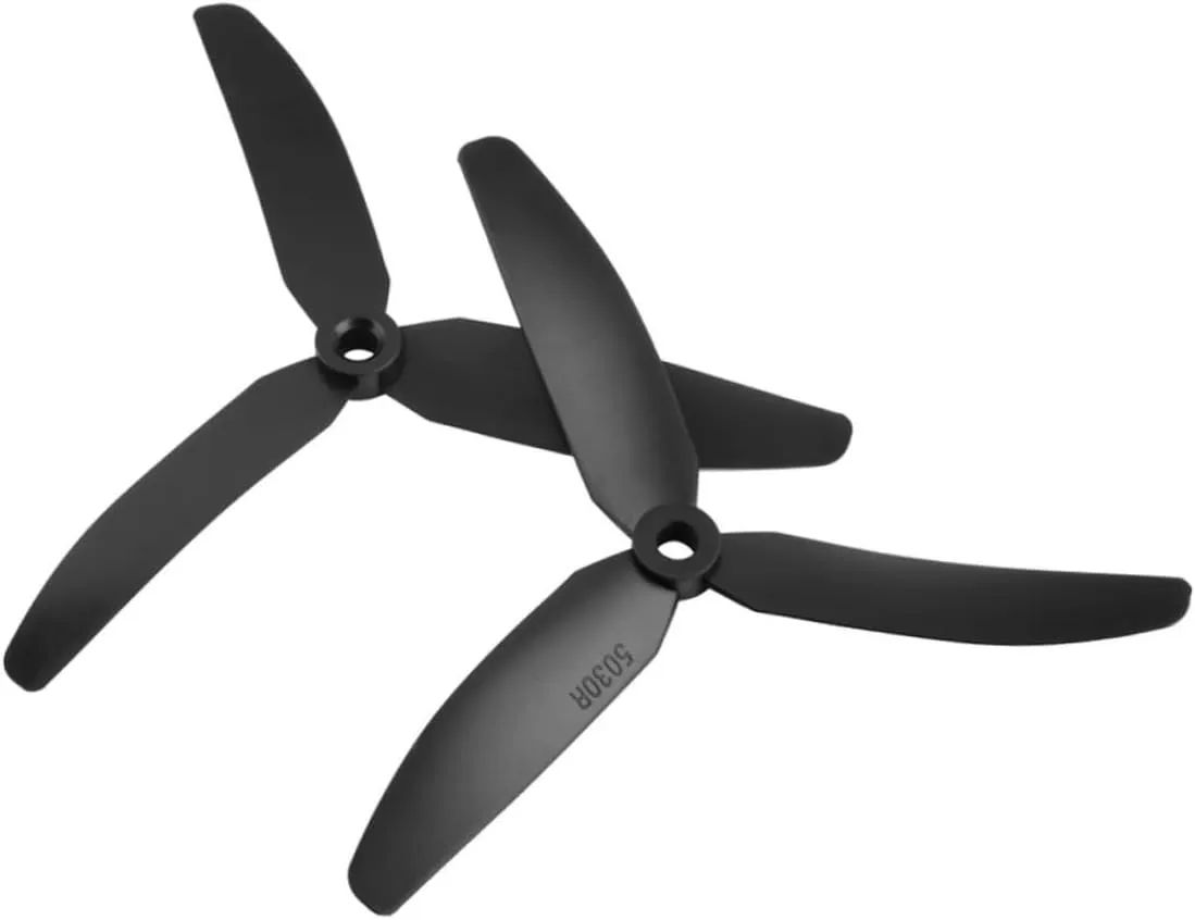 Rc Quadcopter and Multicopter Easy to Install for Airplanes and Totority transparent 3pcs Black Propellers Lightweight Blade Design for 