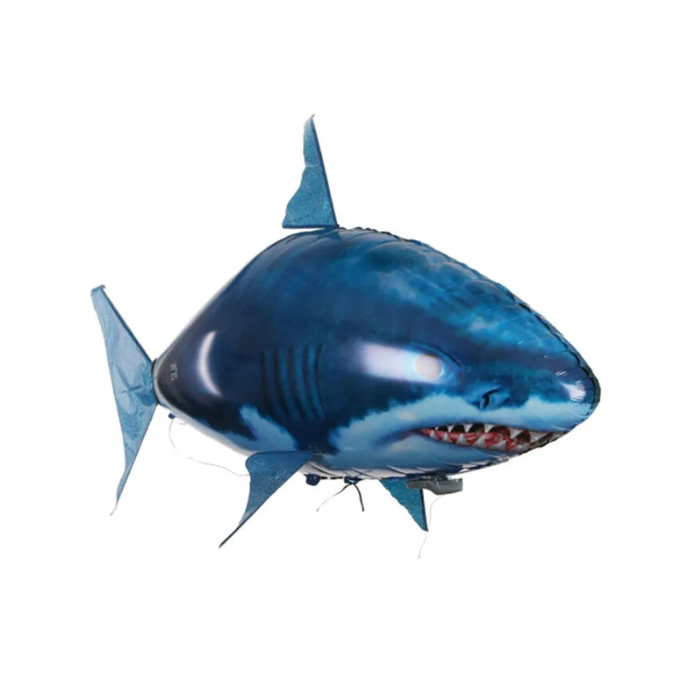 Remote Control Shark Toys Air Swimming RC Animal Radio Fly Balloons Clown Fish Animals Halloween Christmas Toy For Children Boys