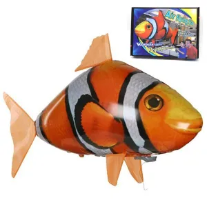Remote Control Shark Toys Air Swimming RC Animal Radio Fly Balloons Clown Fish Animals Halloween Christmas Toy For Children Boys