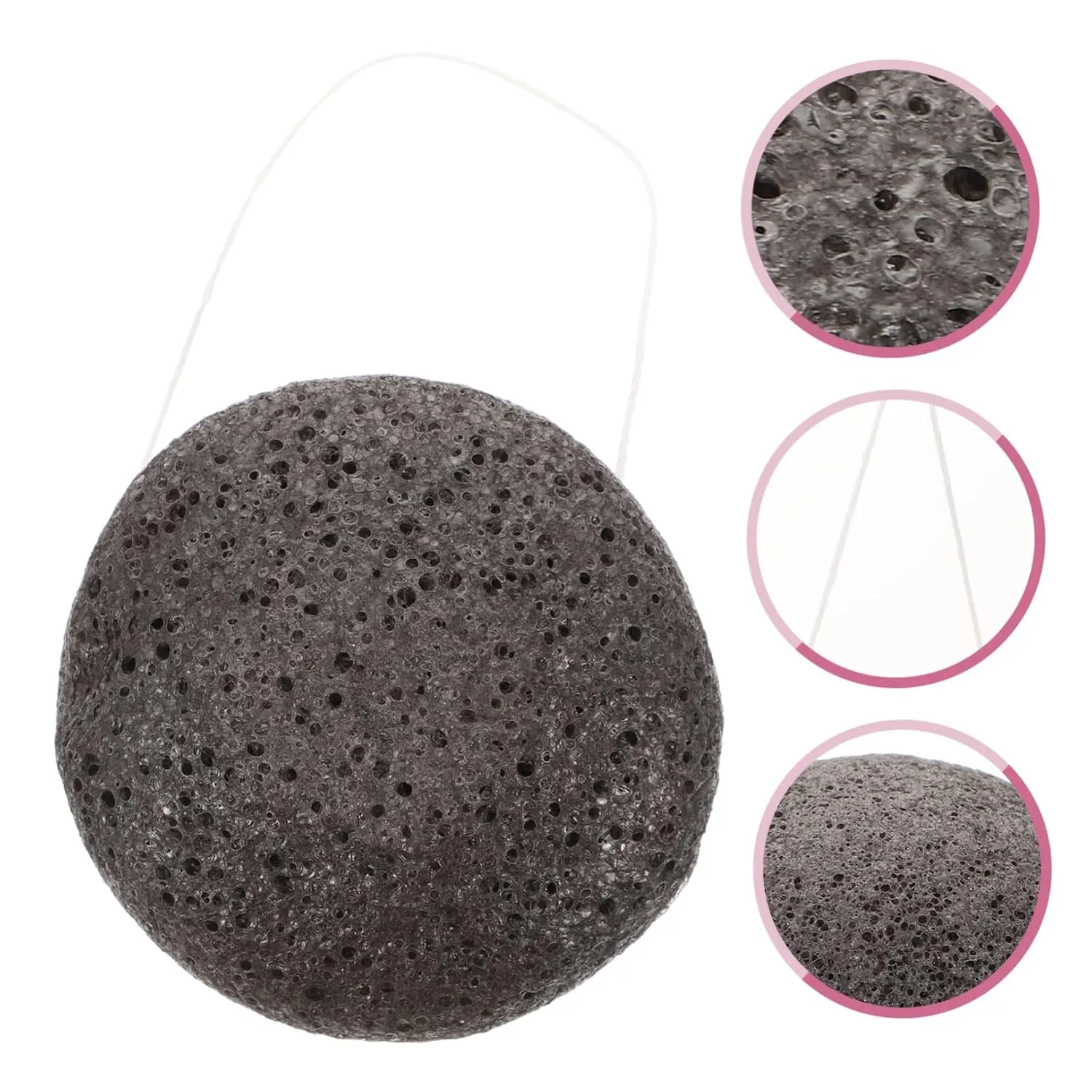 Reusable Facial Scrubber for Women and Girls Hemoton 5pcs Makeup Remover Exfoliating Sponge Face portray logger glossy underlies conscious Paleolithic Cleansing Sponge for Gentle Skin Care Hydrating Travel-friendly 