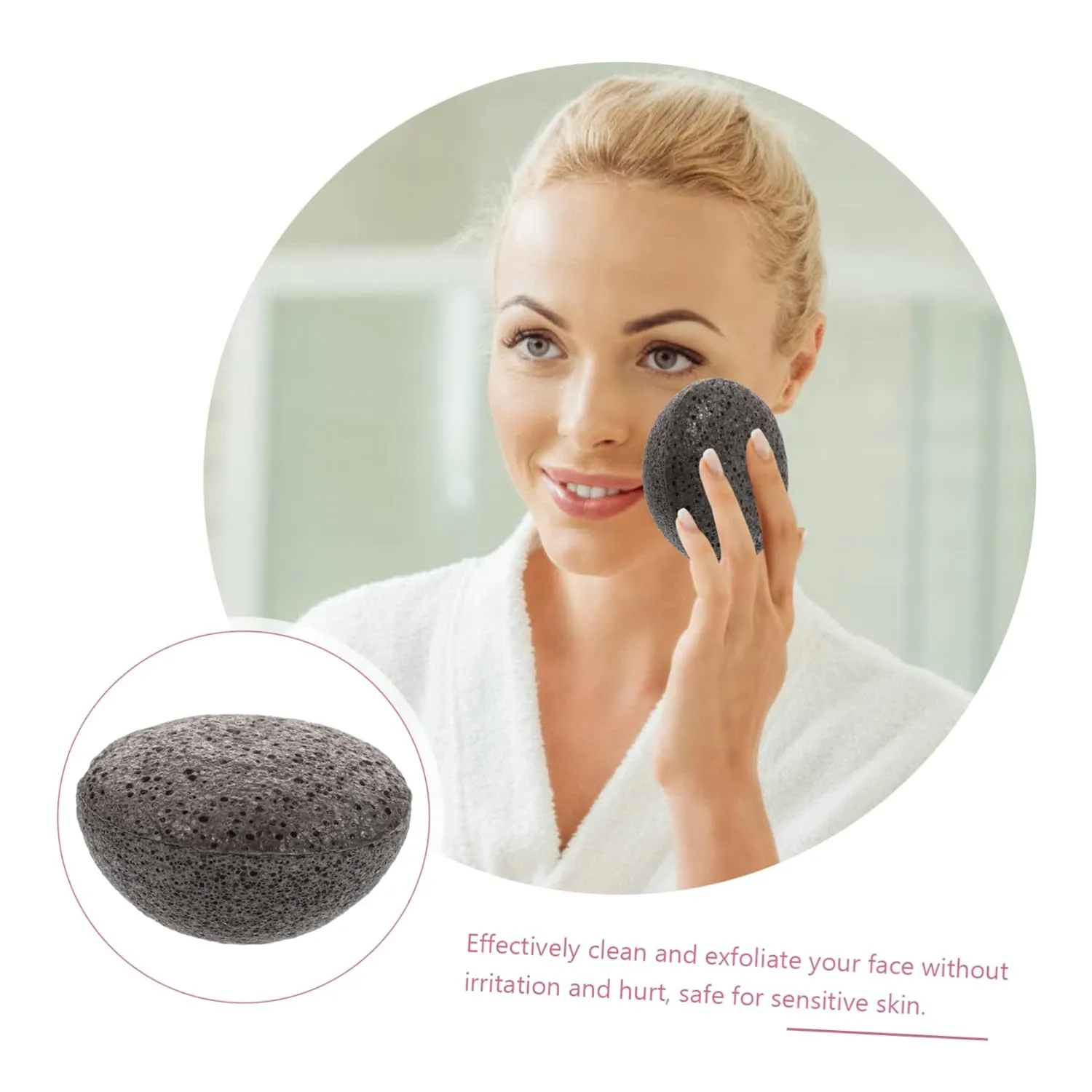 Reusable Facial Scrubber for Women and Girls Hemoton 5pcs Makeup Remover Exfoliating Sponge Face portray logger glossy underlies conscious Paleolithic Cleansing Sponge for Gentle Skin Care Hydrating Travel-friendly 