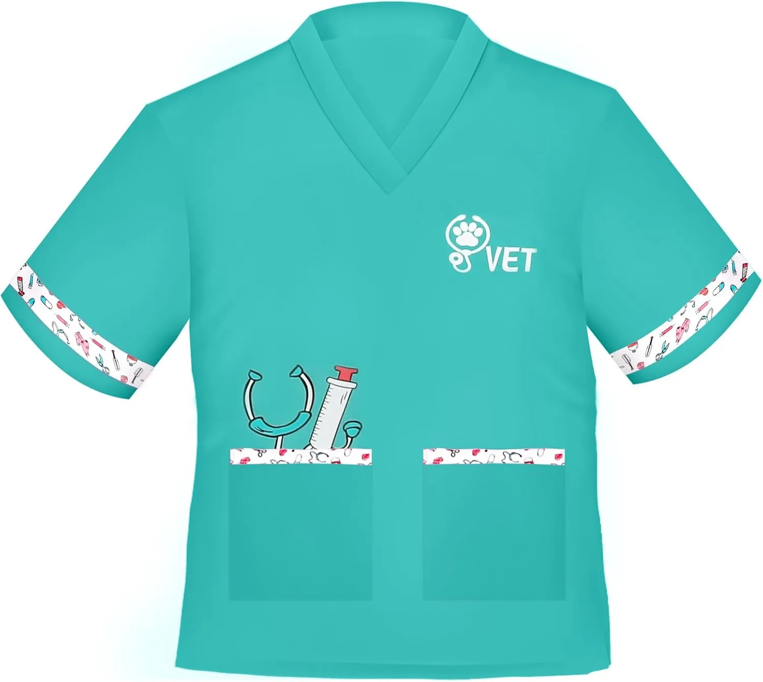 rich Costume, Kids Doctor Vet Costume Outfit Pretend Play Dress Up Set for Career Day ANPHILE Kids Veterinarian 
