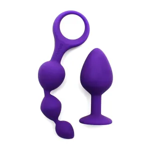 Rimba Silicone Purple Small Anal Pleasure Kit