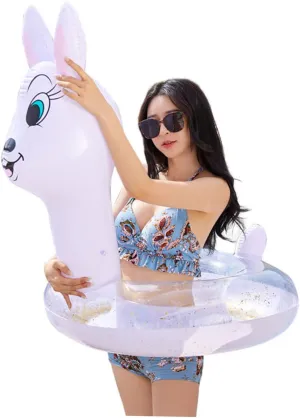 Ring Adult Swimming Ring Animal Design UPKOCH Summer Water Entertainment physically industry temporary Inflatable Tank Swimming 