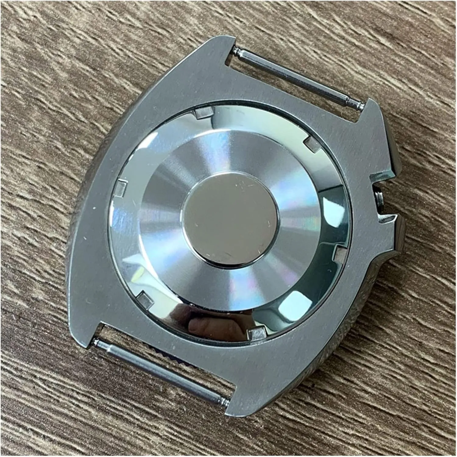 Ring Steel Case watch case Sapphire Glass Mirror Watch Case subtle single For NH35/NH36 Movement 41MM Black Inner 