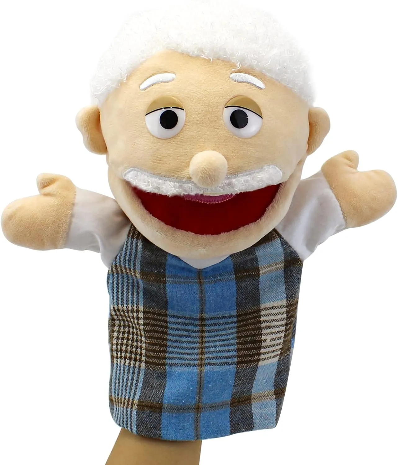 Role Paly Family Members 13.4 INCH Multi-Ethnic component Puppets Plush Soft Hand Puppets Family Puppets Story Toys, Puppets for Girls Boys Finger Puppets Puppet Set Gifts Family Hand Puppets,Puppets for Kids 