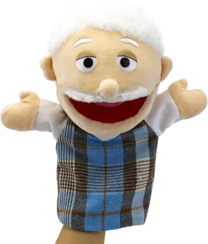 Role Paly Family Members 13.4 INCH Multi-Ethnic component Puppets Plush Soft Hand Puppets Family Puppets Story Toys, Puppets for Girls Boys Finger Puppets Puppet Set Gifts Family Hand Puppets,Puppets for Kids 