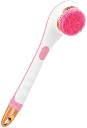 Rotating Back Scrubber Cleaning Skin Exfoliating Waterproof Shower rustproof (Color : Pink) Body Brush Rechargeable Spa Electric 