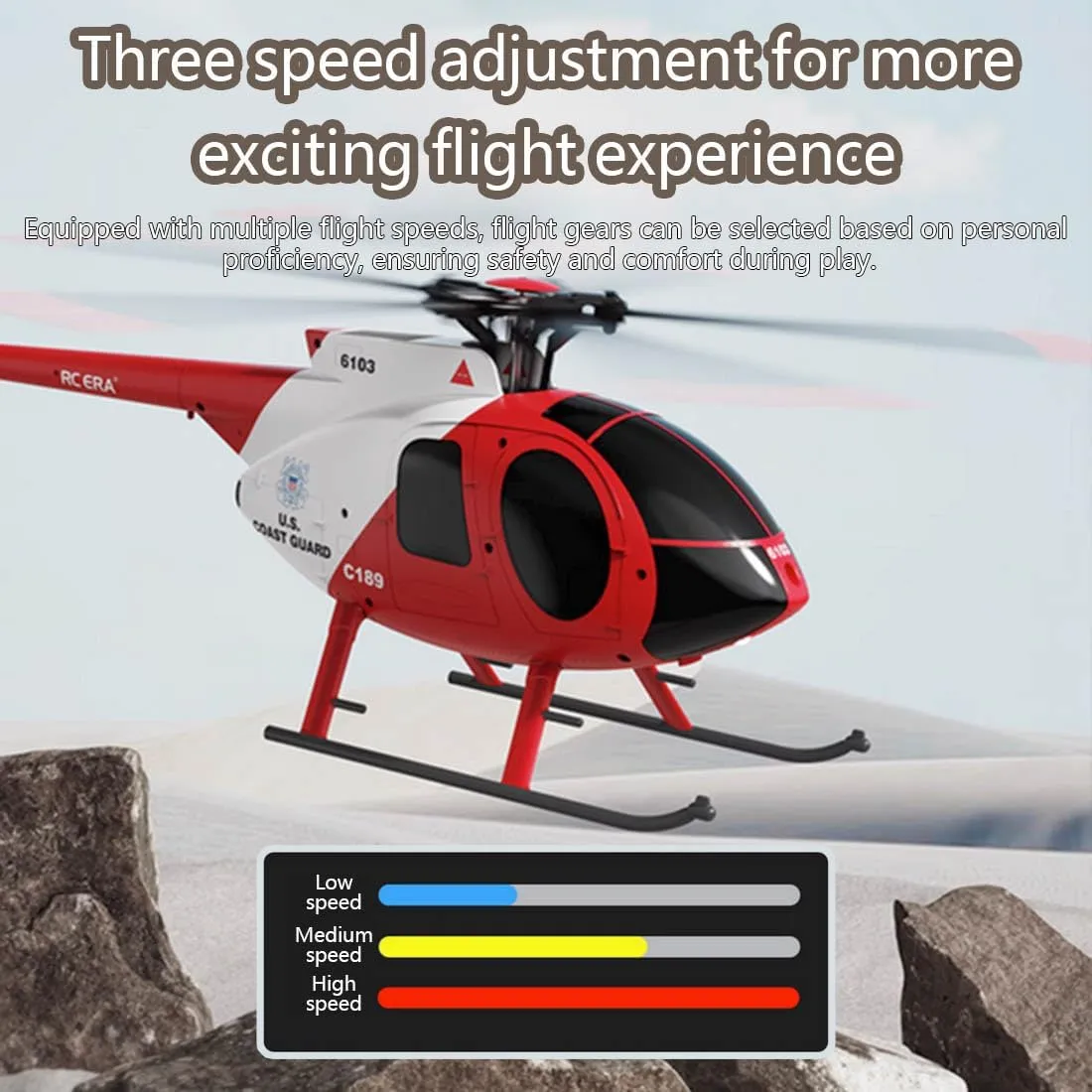 (RTF Version) RC 1/28 Helicopter Model Kit for Adults$ Anglo 2.4G 4CH MD500 C189 Little Bird Aircraft Model$ Single-Rotor Airplane Helicopter Model Toys with 6-Axis Gyro 