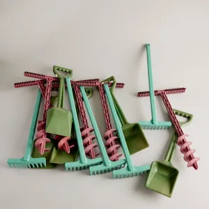 Sand Drill, Shovel and Rake Set -  Recycled Marine Plastic - Pre-order available