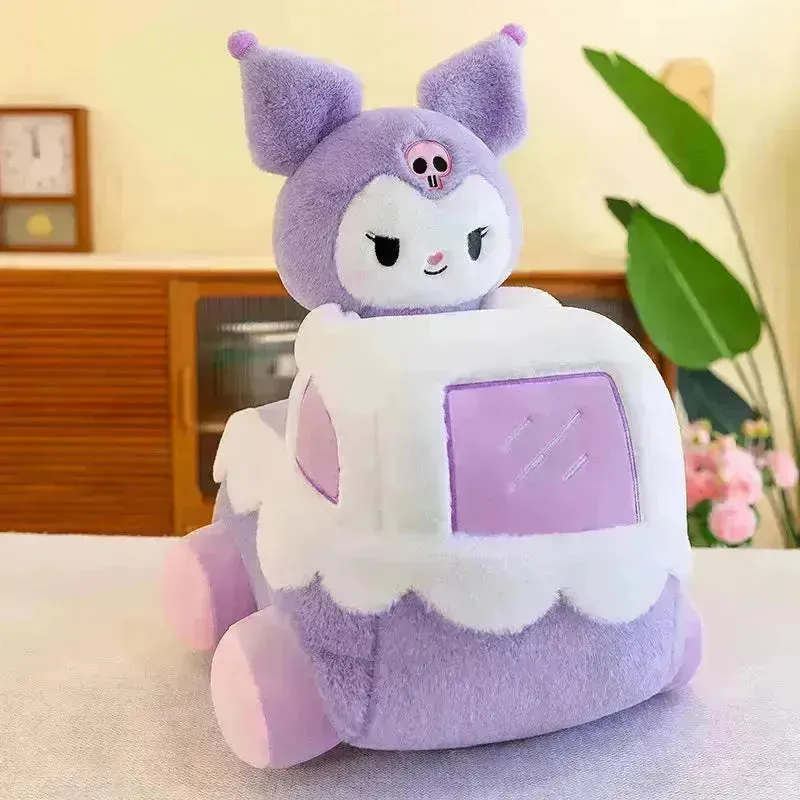 Sanrio Cartoon Car Plush Dolls