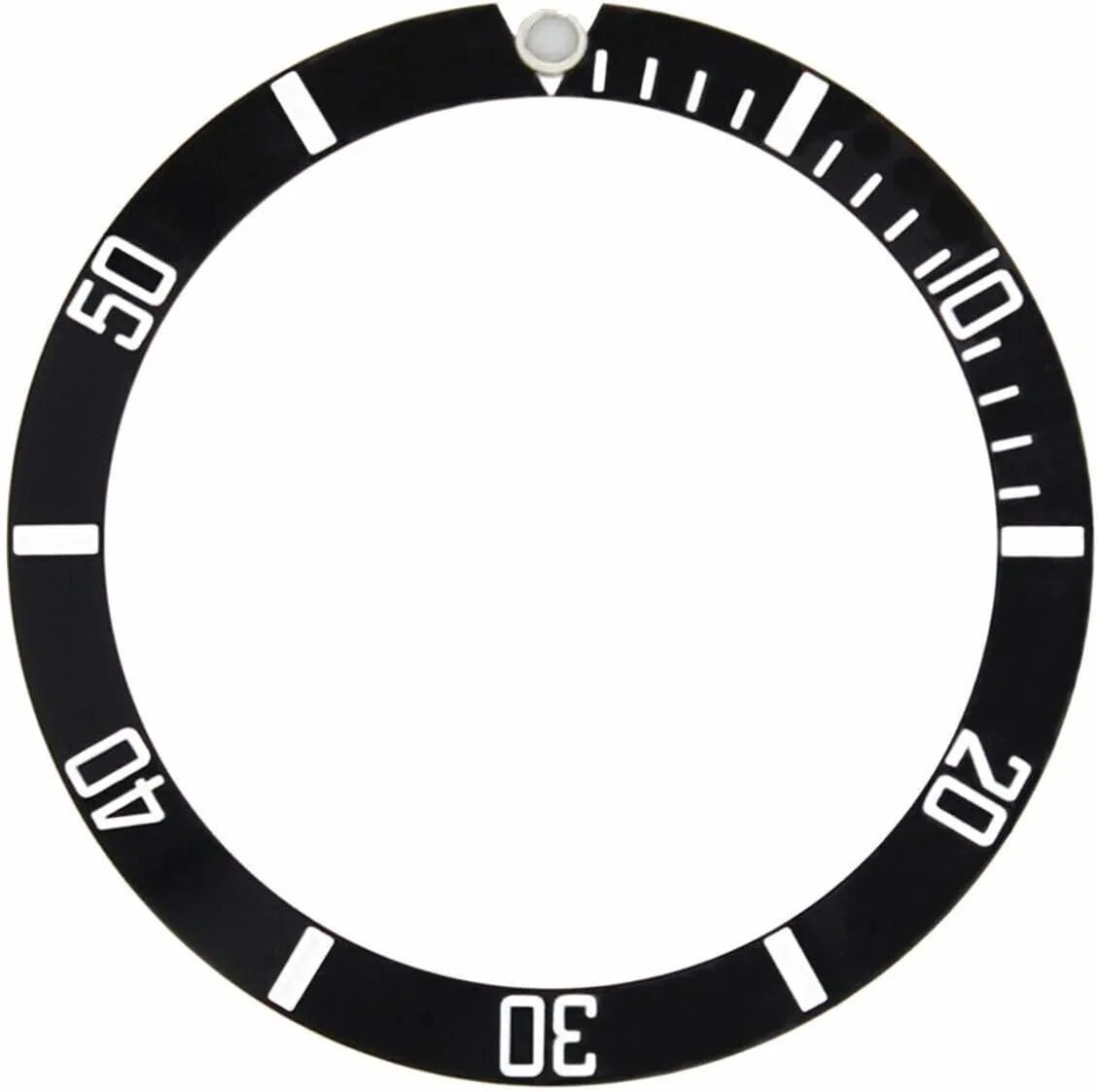 Sapahire Watch Ewatchparts Bezel Insert universality Aluminum Compatible With Rolex Submariner Black 16610 16618 