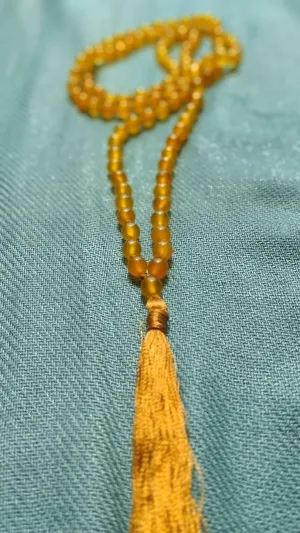 Sapphire 6mm 108 Mala Beads, Spiritual, Meditation Beads, Reiki, Japa Mala, Buddhist inexpensive various Prayer Beads, Yoga Bracelet, healing beads LKMALA-RRGU-547, 34 inch Natural Yellow 