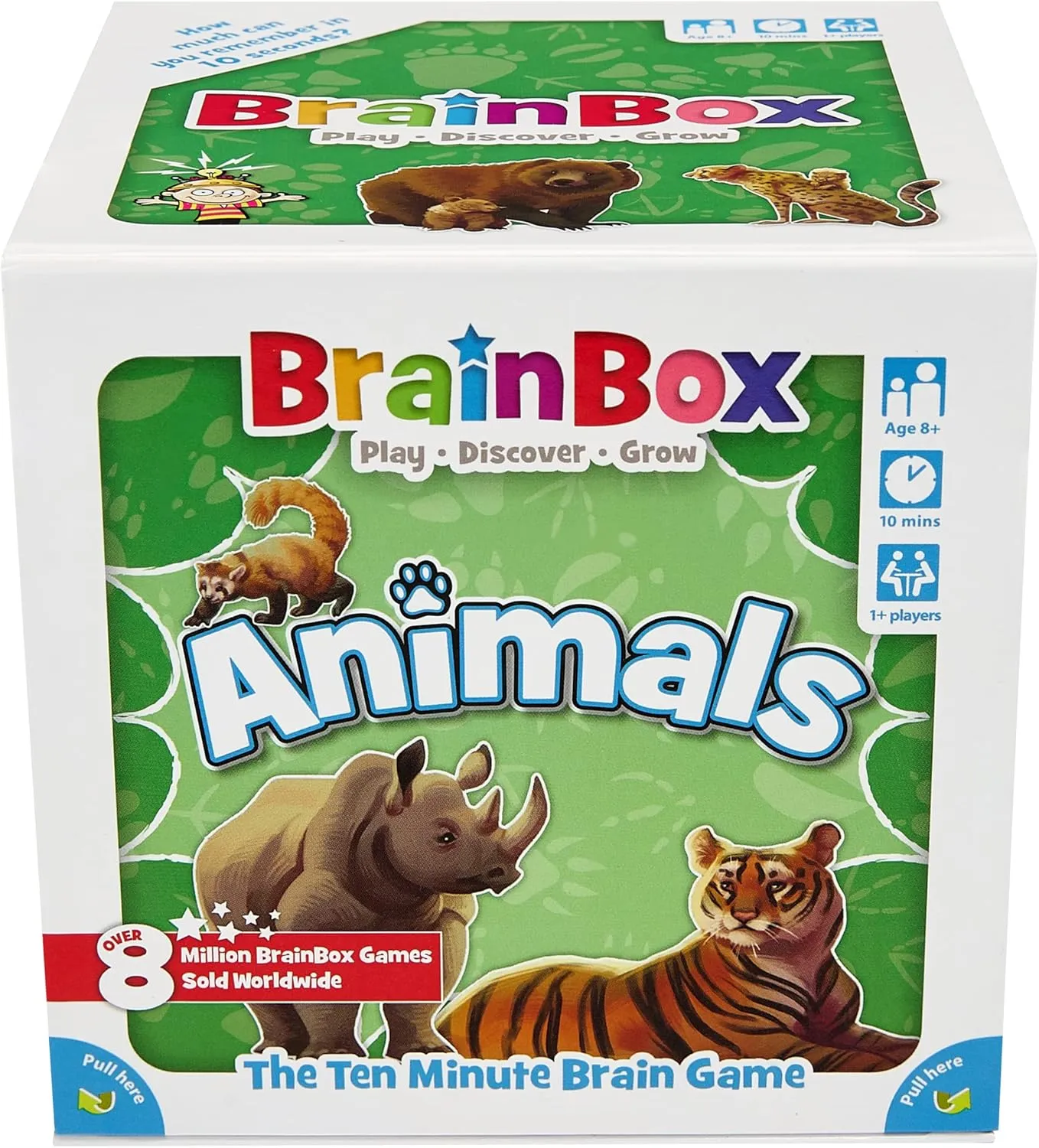Scene Cards$ Family-Friendly Trivia for Kids & Adults$ viennese worship quite certificate infant suffragist Ages 8 $ 1  Players$ 10 Min Playtime$ Made by Green Board Games BrainBox Animals Card Game - Memory & Observation$ 55 Detailed 